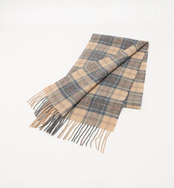 UNITED ARROWS green label relaxing「＜Barbour＞タータンチェック マフラー」|マフラー|BEIGE