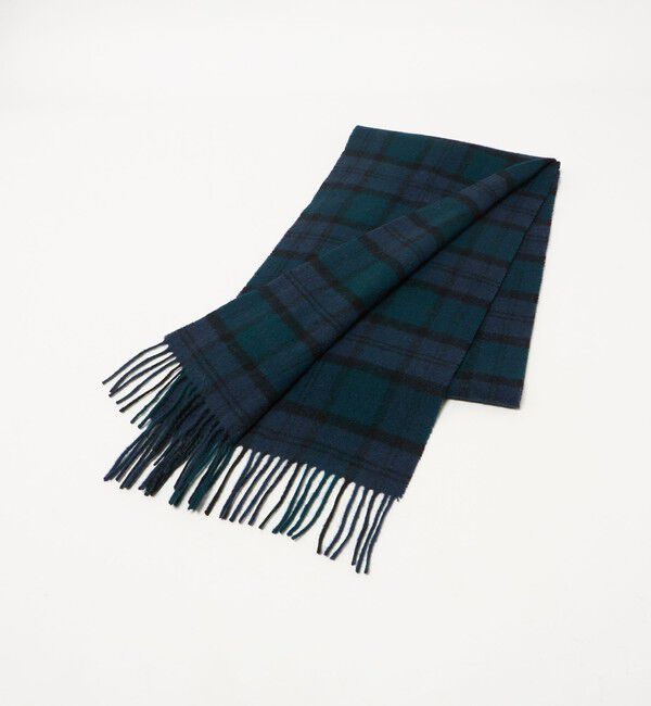 UNITED ARROWS green label relaxing「＜Barbour＞タータンチェック マフラー」|マフラー|NAVY