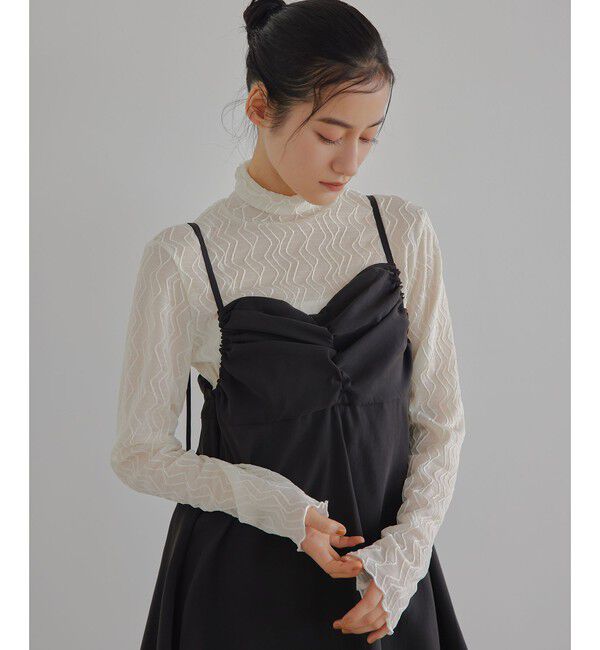 EMMEL REFINES「＜EMMEL REFINES＞EM レイヤード キャミ サロペット」|オールインワン|