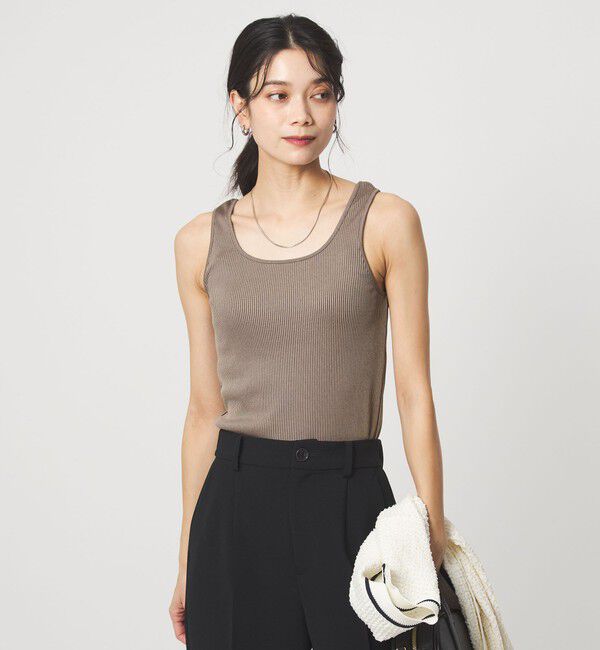 UNITED ARROWS green label relaxing「ブライトリブ タンクトップ」|タンクトップ|