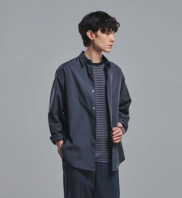 UNITED ARROWS green label relaxing「FINE BASIC スビン オックスフォード ジャストルーズ シャツ」|シャツ・ブラウス|