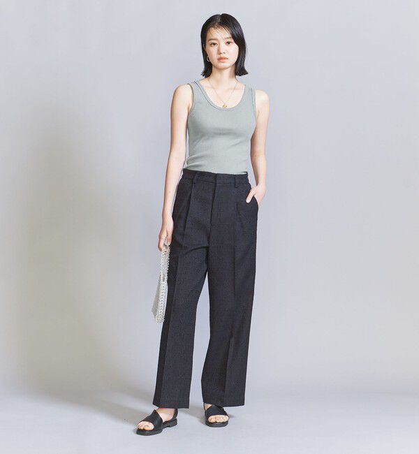 BEAUTY&YOUTH UNITED ARROWS「コットンブレンド テレコ タンクトップ」|タンクトップ|