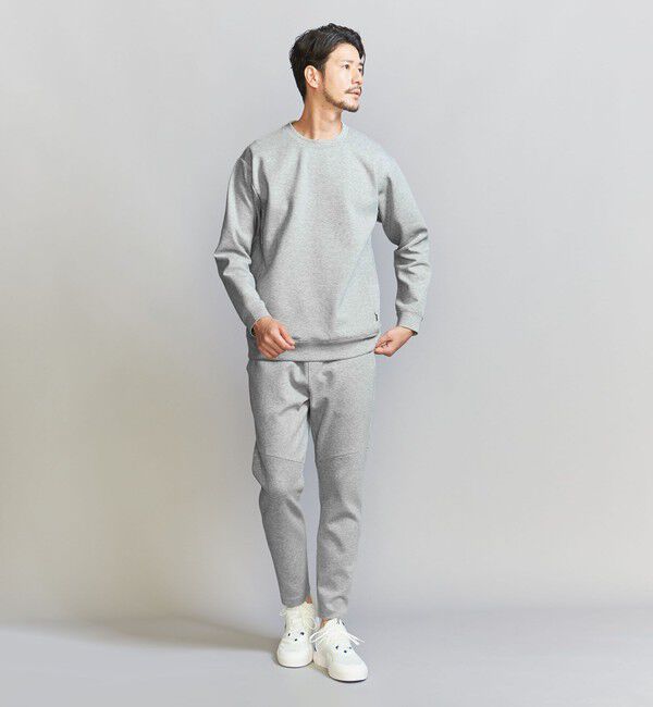 BEAUTY&YOUTH UNITED ARROWS「【WEB限定 WARDROBE SMART】ダブルニット クルーネック スウェット/セットアップ対応」|スウェット・ジャージ|