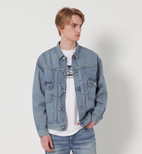 California General Store「＜CGS.＞ オーガニック コットン デニム ジャケット」|ブルゾン・スタジャン|