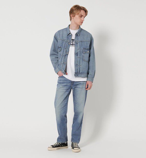 California General Store「＜CGS.＞ オーガニック コットン デニム ジャケット」|ブルゾン・スタジャン|