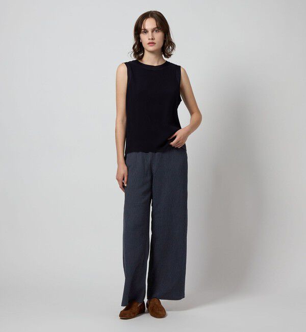 STEVEN ALAN「＜Steven Alan＞クレープ チェック イージーパンツ」|その他|