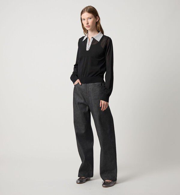 STEVEN ALAN「＜Steven Alan＞リンガー ポロニット」|ニット・セーター|