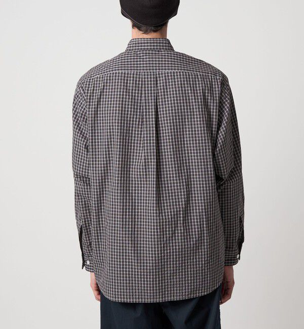 STEVEN ALAN「＜Steven Alan＞ スモーキー チェック リバースシーム シャツ LOOSE」|シャツ・ブラウス|