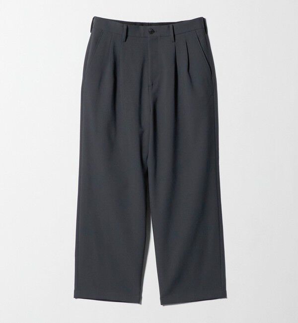 BEAUTY&YOUTH UNITED ARROWS「エアロ ツイル 2プリーツ スラックス NO.9」|チノ|