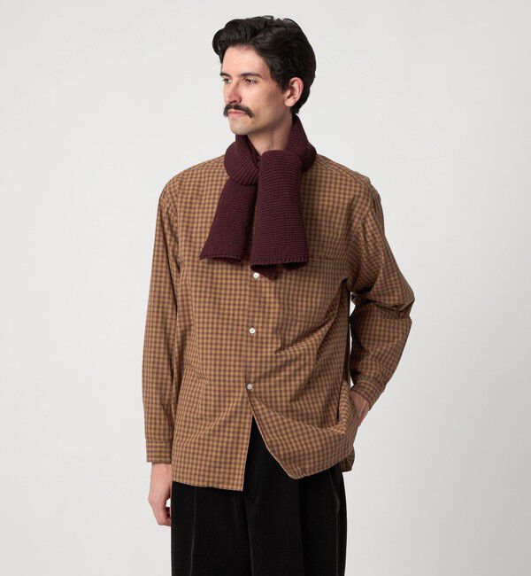 STEVEN ALAN「＜Steven Alan＞ 60 シック チェック オープンカラー シャツ」|シャツ・ブラウス|