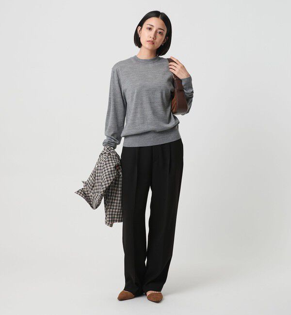 BEAUTY&YOUTH UNITED ARROWS「タックワイドストレートパンツ ウォッシャブル」|スラックス|