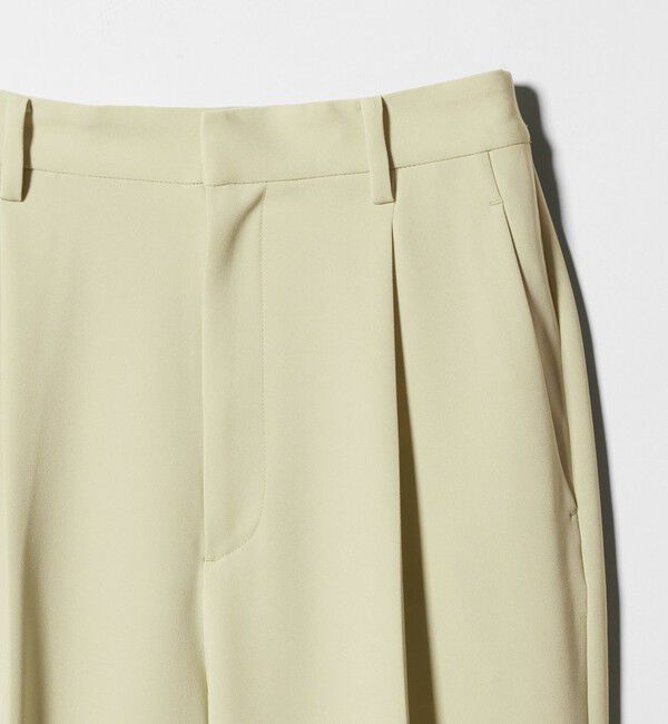 BEAUTY&YOUTH UNITED ARROWS「タックワイドストレートパンツ ウォッシャブル」|スラックス|