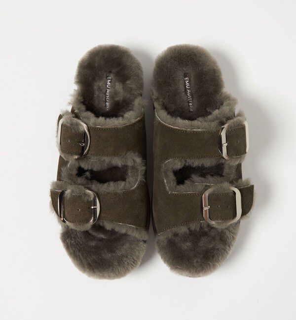 BEAUTY&YOUTH UNITED ARROWS「【別注】＜EMU Australia＞ムートン バックル サンダル」|サンダル|