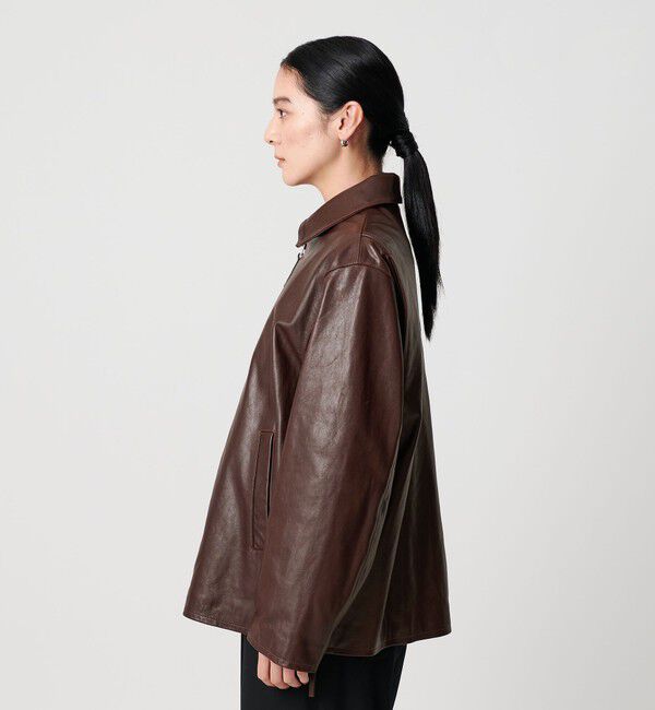 BEAUTY&YOUTH UNITED ARROWS「シープレザー フロントジップ ジャケット」|その他|