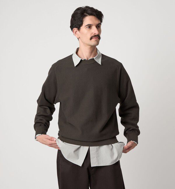 STEVEN ALAN「＜Steven Alan＞ CR ウラケ フリーダムスリーブ クルーネック スウェット」|スウェット・ジャージ|