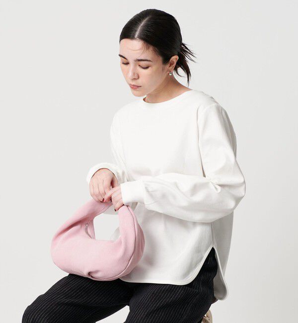 BEAUTY&YOUTH UNITED ARROWS「ポンチ ラウンドヘム カットソー」|Tシャツ・カットソー|OFF WHITE