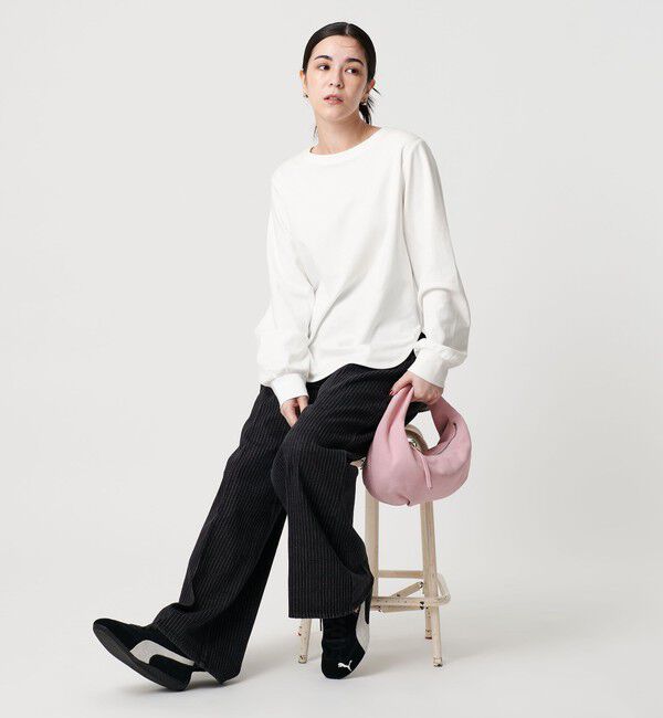 BEAUTY&YOUTH UNITED ARROWS「ポンチ ラウンドヘム カットソー」|Tシャツ・カットソー|