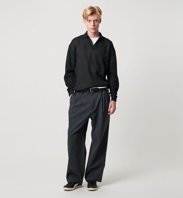 BEAUTY&YOUTH UNITED ARROWS「ペイパー アゼ スキッパー ニット」|ニット・セーター|