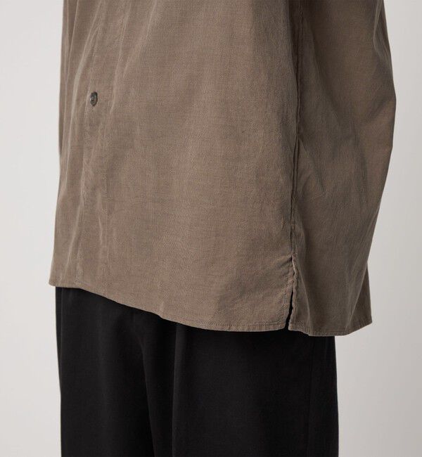 STEVEN ALAN「＜Steven Alan＞ マイクロ コーデュロイ オープンカラー オーバー シャツ」|シャツ・ブラウス|