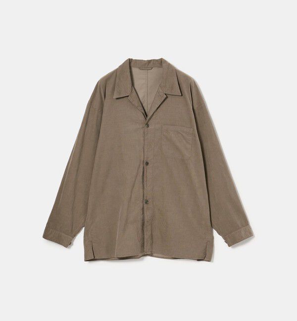 STEVEN ALAN「＜Steven Alan＞ マイクロ コーデュロイ オープンカラー オーバー シャツ」|シャツ・ブラウス|