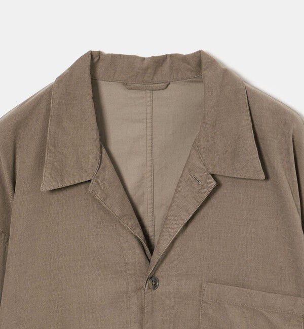 STEVEN ALAN「＜Steven Alan＞ マイクロ コーデュロイ オープンカラー オーバー シャツ」|シャツ・ブラウス|