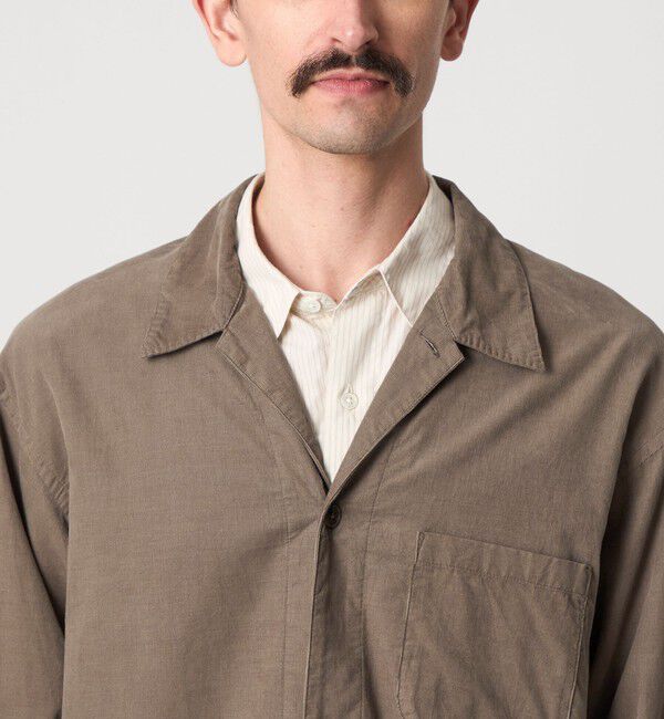 STEVEN ALAN「＜Steven Alan＞ マイクロ コーデュロイ オープンカラー オーバー シャツ」|シャツ・ブラウス|