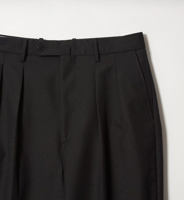 STEVEN ALAN「＜Steven Alan＞ ウール オックスフォード イン ツープリーツ ドレス トラウザーズ」|スラックス|