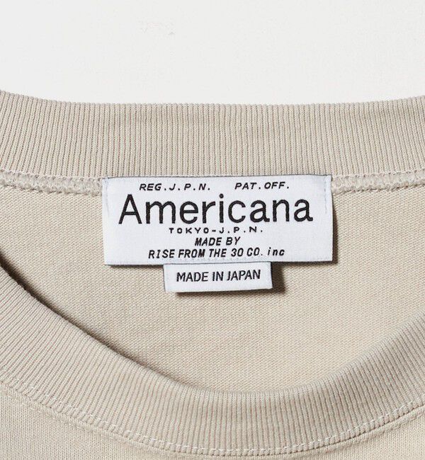 BEAUTY&YOUTH UNITED ARROWS「＜Americana＞ロゴ ロングスリーブTシャツ」|Tシャツ・カットソー|