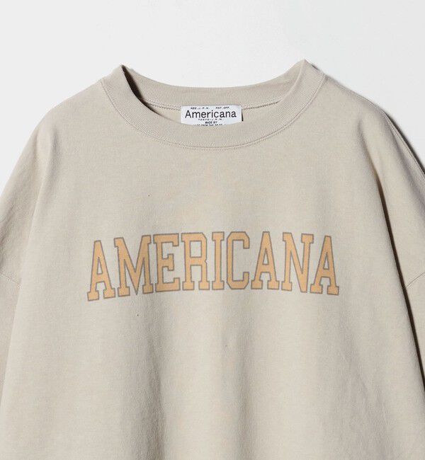 BEAUTY&YOUTH UNITED ARROWS「＜Americana＞ロゴ ロングスリーブTシャツ」|Tシャツ・カットソー|