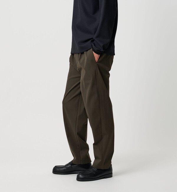 BEAUTY&YOUTH UNITED ARROWS「ユーティリティ1P TP リラックス イージーパンツ 撥水機能 ストレッチ」|チノ|DK.GRAY