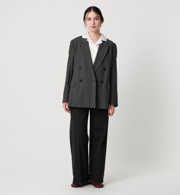 BEAUTY&YOUTH UNITED ARROWS「バックレースアップ ダブルジャケット」|テーラードジャケット|