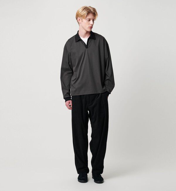 BEAUTY&YOUTH UNITED ARROWS「シャイニー スムース コンビ スキッパー カットソー」|Tシャツ・カットソー|