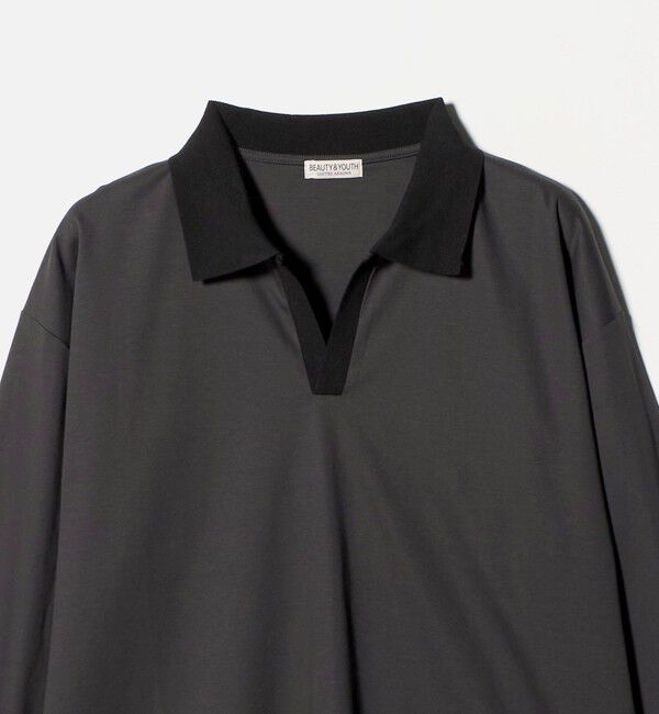 BEAUTY&YOUTH UNITED ARROWS「シャイニー スムース コンビ スキッパー カットソー」|Tシャツ・カットソー|