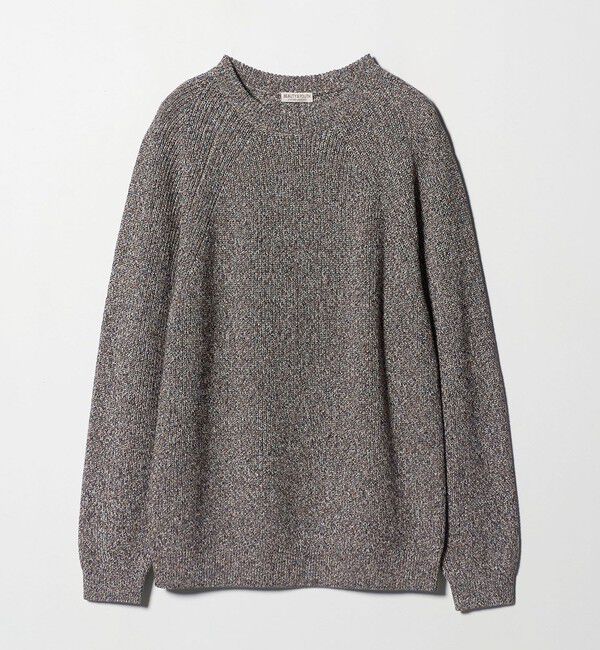 BEAUTY&YOUTH UNITED ARROWS「クリスプ アゼ スリーク クルーネック ニット」|ニット・セーター|