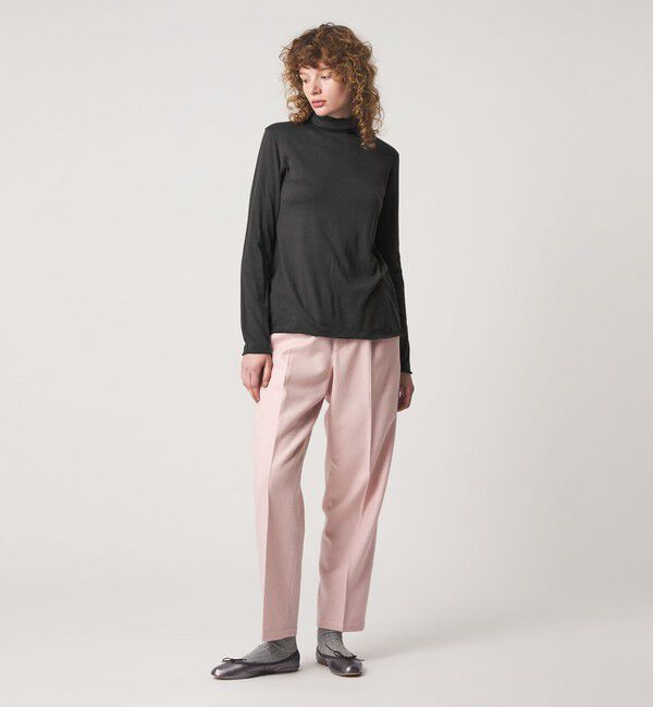 STEVEN ALAN「＜Steven Alan＞コットン カシミヤ ハイネック プルオーバー」|Tシャツ・カットソー|