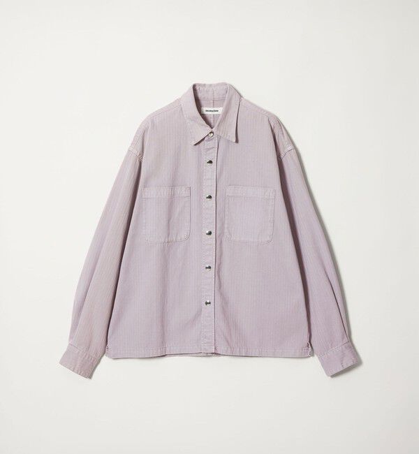 MONKEY TIME「ドビー ヘリンボーン ミリタリー シャツ」|シャツ・ブラウス|