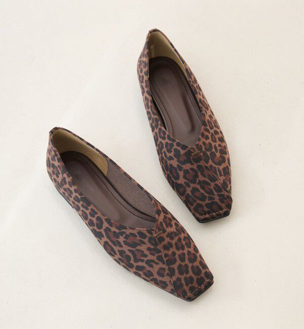 BEAUTY&YOUTH UNITED ARROWS「Vカット レオパード フラットシューズ」|バレエシューズ|その他1