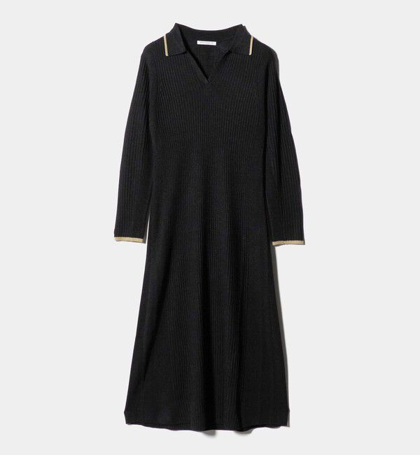 BEAUTY&YOUTH UNITED ARROWS「ウールポリエステルブレンド メランジ リブニットワンピース」|ワンピース|