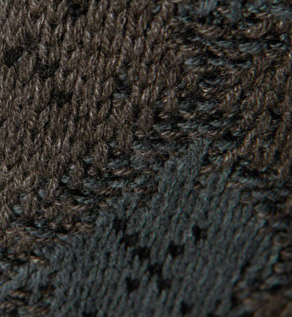 BEAUTY&YOUTH UNITED ARROWS「ロンバス パターン クルーネック ニット ウォッシャブル」|ニット・セーター|