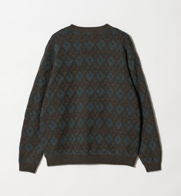 BEAUTY&YOUTH UNITED ARROWS「ロンバス パターン クルーネック ニット ウォッシャブル」|ニット・セーター|