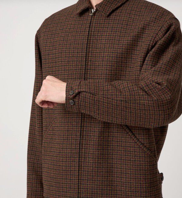 STEVEN ALAN「＜Steven Alan＞ ブリティッシュチェック ワーク ブルゾン」|ブルゾン・スタジャン|