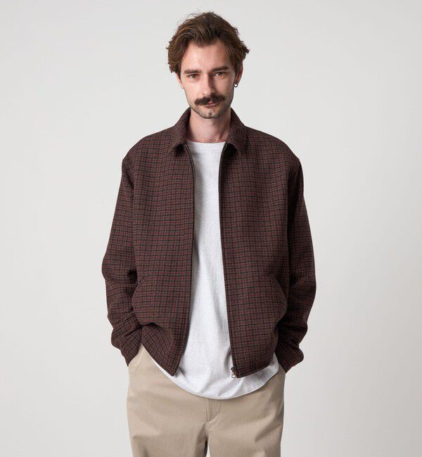 STEVEN ALAN「＜Steven Alan＞ ブリティッシュチェック ワーク ブルゾン」|ブルゾン・スタジャン|