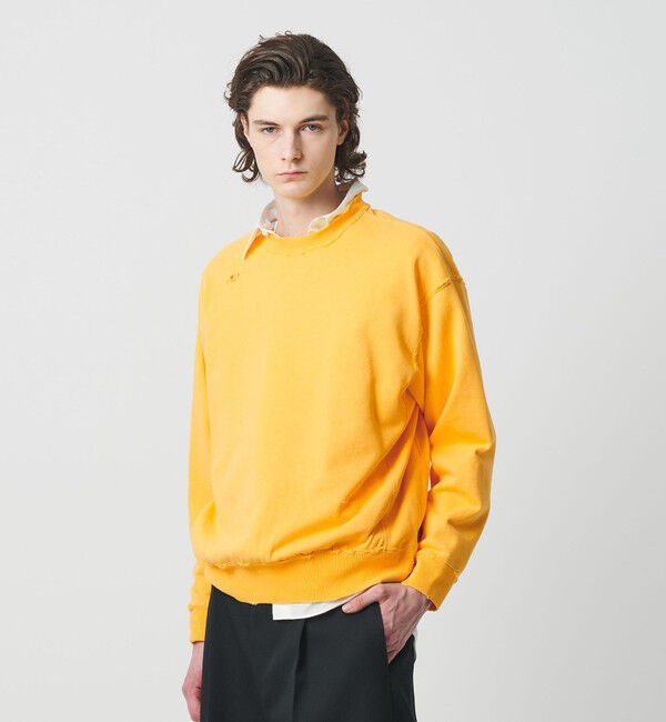 BEAUTY&YOUTH UNITED ARROWS「クラッシュ クルーネック スウェット」|Tシャツ・カットソー|