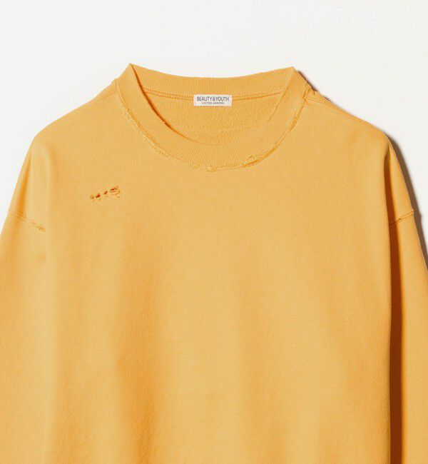 BEAUTY&YOUTH UNITED ARROWS「クラッシュ クルーネック スウェット」|Tシャツ・カットソー|