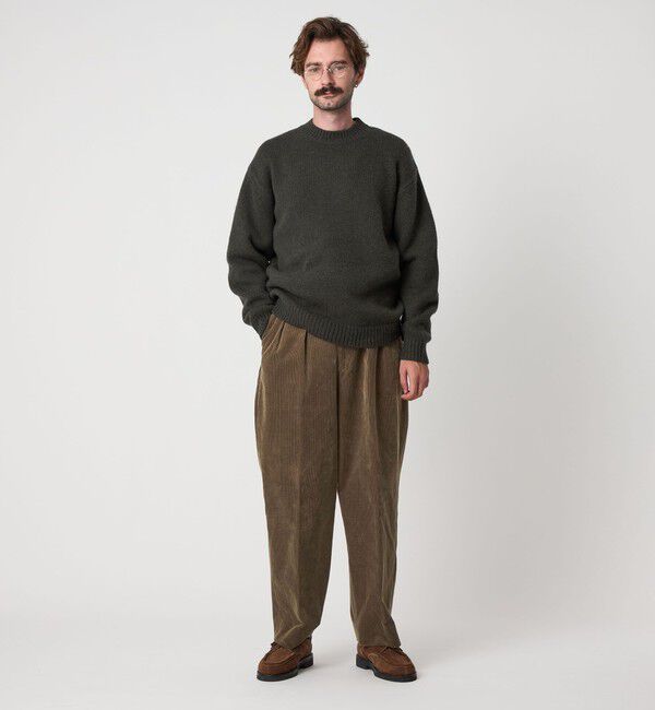 STEVEN ALAN「＜Steven Alan＞ ハミルトンラムズウール ハイクルーネック ニット NARROW」|ニット・セーター|