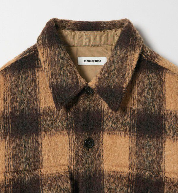 MONKEY TIME「オンブレチェック フリースメルトン CPOジャケット」|その他|
