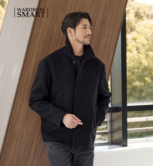 BEAUTY&YOUTH UNITED ARROWS「【WEB限定 WARDROBE SMART】PE メルトン バルカラーブルゾン」|ブルゾン・スタジャン|