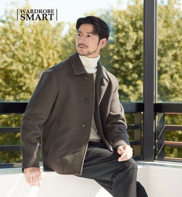 BEAUTY&YOUTH UNITED ARROWS「【WEB限定 WARDROBE SMART】PE メルトン バルカラーブルゾン」|ブルゾン・スタジャン|