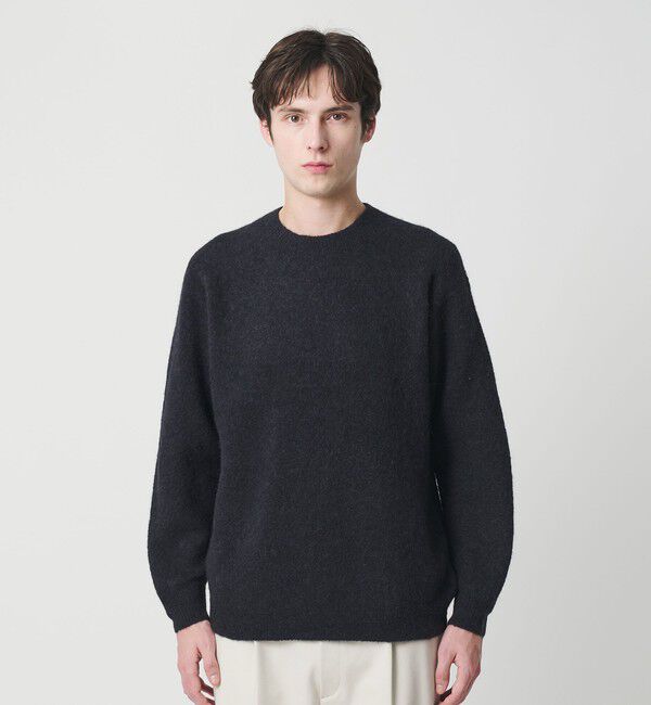 BEAUTY&YOUTH UNITED ARROWS「エアシャギー アルパカ クルーネック ニット」|ニット・セーター|