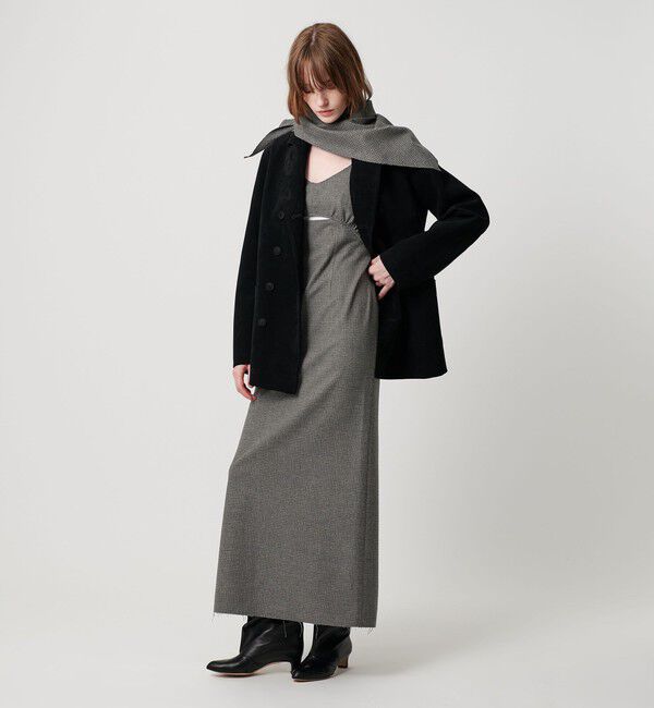 ATTISESSION「＜ATTISESSION＞タンクトップ ワンピース」|ワンピース|DK.GRAY